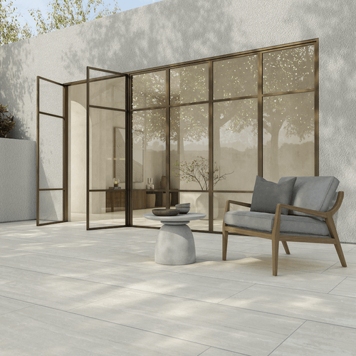 Porcelanato Travertino White 60x120 cm (Versión Out)
