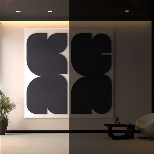 Revestimiento Acústico Ecowall Volume New EW240 Black Opera 2340x1170x18 mm
