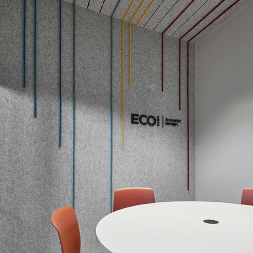 Revestimiento Acústico Ecowall Raw Panel ECO 123 Moon Grey 2440x1220x9 mm