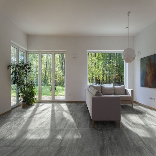 Piso Gres Porcelánico Sandstone Grey Matt 60x60 cms