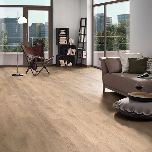 Piso Orgánico Clever Long Silent Blonde Montraux Oak 2003x245x7 mm