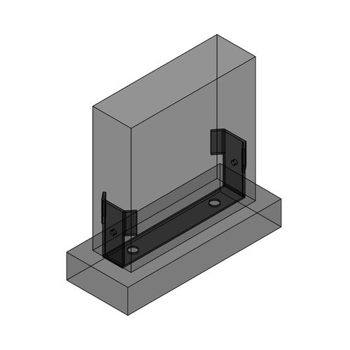 Soporte de Viga Embutido (2900x99,5x29,5 mm)