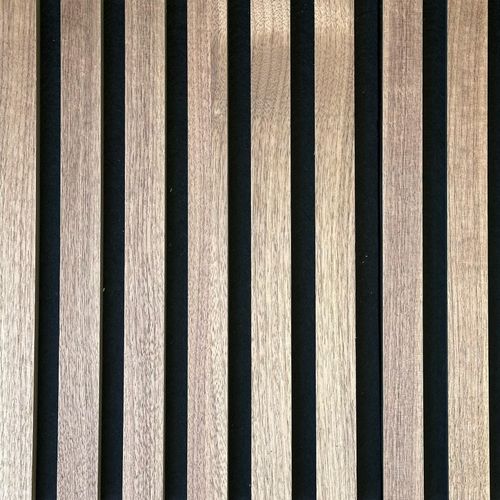 Revestimiento de muros Pure Acoustic Wall Walnut 2600x520x21.5 mm