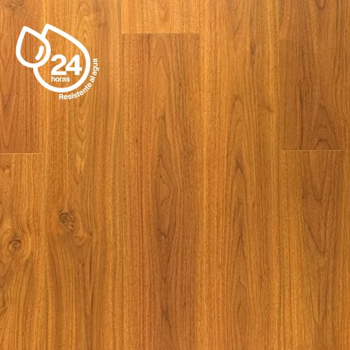 Piso Fotolaminado Langley Walnut Rojo 1292x193x8 mm