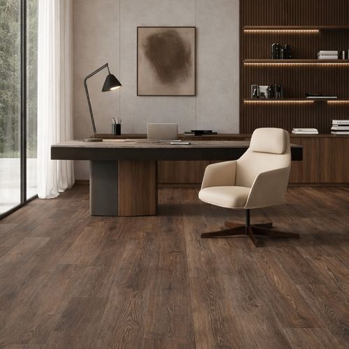 Piso Vinílico SPC Pecan Oak 1219x184x5 mm