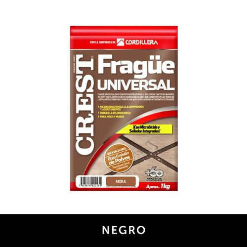 Fragüe Crest Negro (1 Kg)