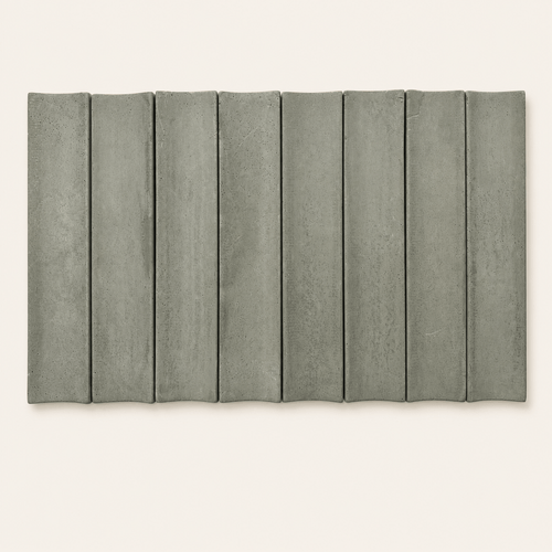 Revestimiento Hormigón Pigmentado Cóncavo 28x6 cm